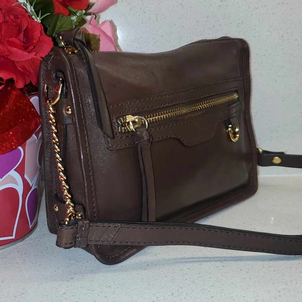 NINO BOSSI soft leather crossbody bag